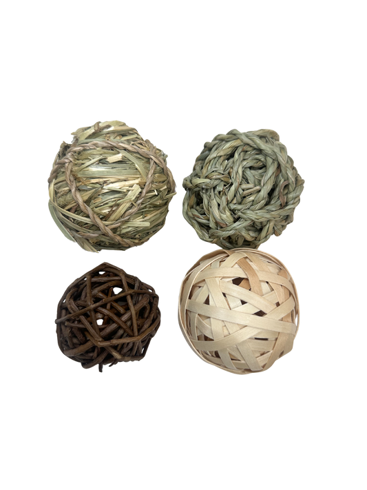 Chew Toy Balls (4 Pack)